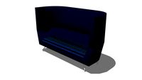 CWTCH-03 HB Three Seat High Back Sofa