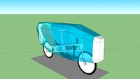 Channel and Coroplast Streamlined Bike