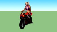 Alexa Bliss Riding KTM