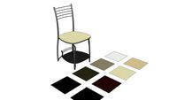 Sedia Moderna Jane Pelle Panna,Chair Jane