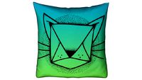 ALMOFADA GATO POLIGONAL 50X50