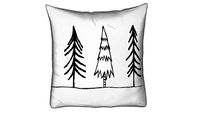 ALMOFADA PINE TREES WHITE 50X50