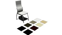 Sedia Pelle Bianca Kelly ,Chair Kelly White