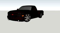 2001 Silverado Stepside with HD front end.