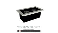 Landlite Square Downlights double white LLMQ202E4-L2