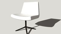 Design white chair - MACAO design chair