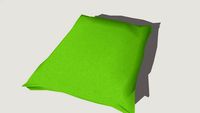 Design green floor cushion - LAZY MINI design cushion