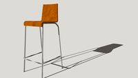 Design zebrano barstool - KWATRO design barstool