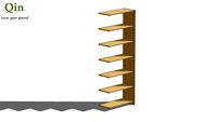 Qin Q6 Bamboo Shelf - Extension 800 - Natural Color