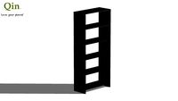 Qin Q5 Bamboo Shelf - Basic 800 - Stained Dark Gray Color