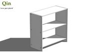 Qin Q2 Bamboo Shelf - Basic 800 - Stained Light White Color