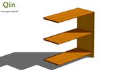 Qin Q2 Bamboo Shelf - Extension 800 - Caramel Color
