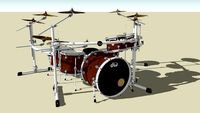 DW Collectors Series Natural w/ White Hardware