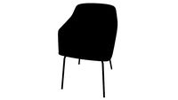 'FARELL Farell Fauteuil contemporain noir REF 175979 PRIX 145 '
