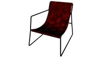'DARYL Daryl Fauteuil en cuir marron REF 175820 PRIX 499 '