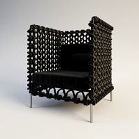 Cabaret Easy Armchair high back