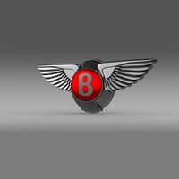 Bentley 2012 logo3d model