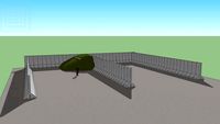 Dual Silage clamp created with ACP arrow panels