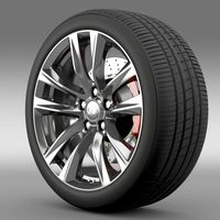 Infiniti Q70 Hybrid wheel 20153d model
