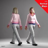 CGirl0005-Wa / 3D Human for superior visualization3d model