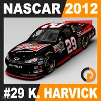 Nascar 2012 Car - Kevin Harvick Chevrolet Impala #293d model