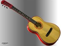 Classic Guitar3d model