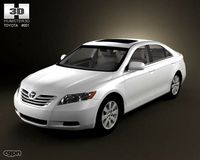 Toyota Camry 2008 with HQ interior3d model