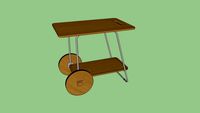 Carrinho Bar Carrello 850X500X700