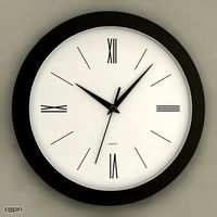 Wall Clock 043d model