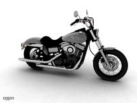 Harley Davidson FXDB Street Bob 20113d model