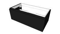 180853 - Lanesto Impero 90 Hoogglansgrafiet -onderkast één lade - under cabinet