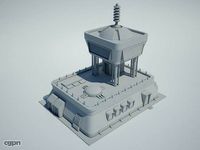 Futuristic Sci Fi Building3d model