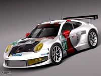 Porsche 911 RSR 20143d model