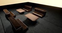 Seating and Table Area3d model