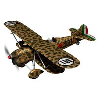 Fiat CR.32 - Italy Airforce - 358 Squadriglia3d model