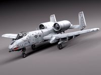 A-10 Thunderbolt Fairchild Republic3d model