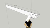 Ridge rafter 451 with coped end for lookout