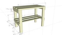 shoe rack bench