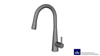 Deante Aster - BCA 072M - Bateria zlewozmywakowa stojąca z wyciąganą wylewką U - Sink mixer with U shaped pull-out spout