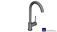 Deante Aster - BCA 062M - Bateria zlewozmywakowa stojąca z wylewką U - Sink mixer with U spout