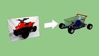Karddie (mix of go-kart and Caddie) 110cc from ATV