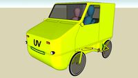 2. Quadracycle velomobile Четырёхколесный веломобиль