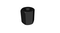 nut, coupling, 0.25-20, McMaster-Carr 91034A100