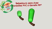 Bebedouro para Aves com Garrafa PET