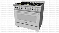 Fogao Bertazzoni PRO 90 6 MFE S XT