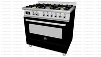 Fogao Bertazzoni PRO 90 6 MFE S NET