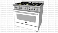 Fogao Bertazzoni PRO 90 6 MFE S BIT