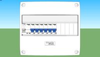 tableau électrique schneider électric XP prééquipé 1 rangée