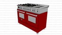 Fogao Bertazzoni PRO 120 6G MFE D ROT