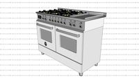 Fogao Bertazzoni PRO 120 6G MFE D BIT